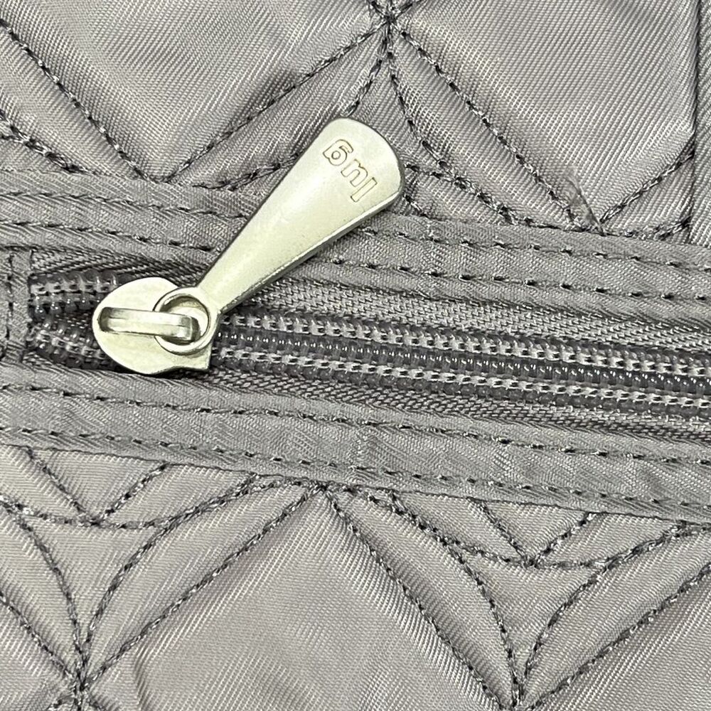Lug Signature Mini Swing Crossbody Bag Grey Magnetic Flap NWT - Picture 9 of 12